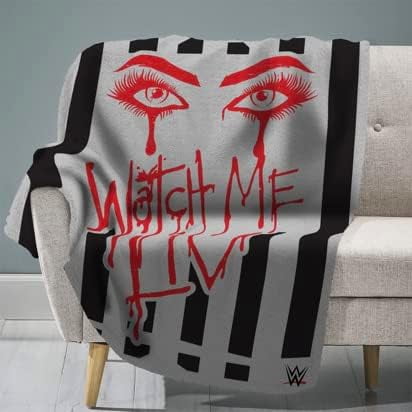Sleep Squad Liv Morgan 60 x 80 Raschel Plush Blanket Wrestling Diva Super-Soft Throw